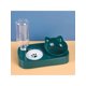 thumbnail image 2 of 1pc Pet Cat Bowl Automatic Feeder 2-In-1 Dog Cat Food Bowl With Water Fountain Double Bowl Drinking Raised Stand Dish Bowls For Cats, 2 of 5