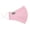 Pink, variant on Made in USA Adult Kid 3 Layers Cotton Reusable Washable Cotton Cloth Face Mask Cover