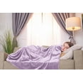 thumbnail image 4 of Utopia Bedding Fleece Blanket Twin Size Lilac 300GSM Luxury Anti-Static Fuzzy Soft Microfiber Bed Blanket (60x80 Inch), 4 of 9