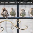 thumbnail image 1 of unbranded Golden Metal Decorative Railing Decor for Stairs Balcony and Window with Floral Outdoor Design, 1 of 8