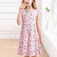 thumbnail image 4 of NIEWTR Robe d'Été pour Tout-Petites Filles, Coton Uni, à Volants, Manches Courtes, Robe Soleil, Tenue de Fête Douce pour Enfants (Blanc, 5-6 Ans), 4 of 9