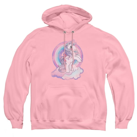 My Little Pony Retro Classic My Little Pony Adult Pullover Hoodie Sweatshirt Pink