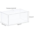 thumbnail image 2 of MECCANIXITY Acrylic Display Case Plastic Box Cube Storage Box Transparent Assemble Dustproof Showcase 14x10.2x6.1 Inch for Collectibles Items, 2 of 7