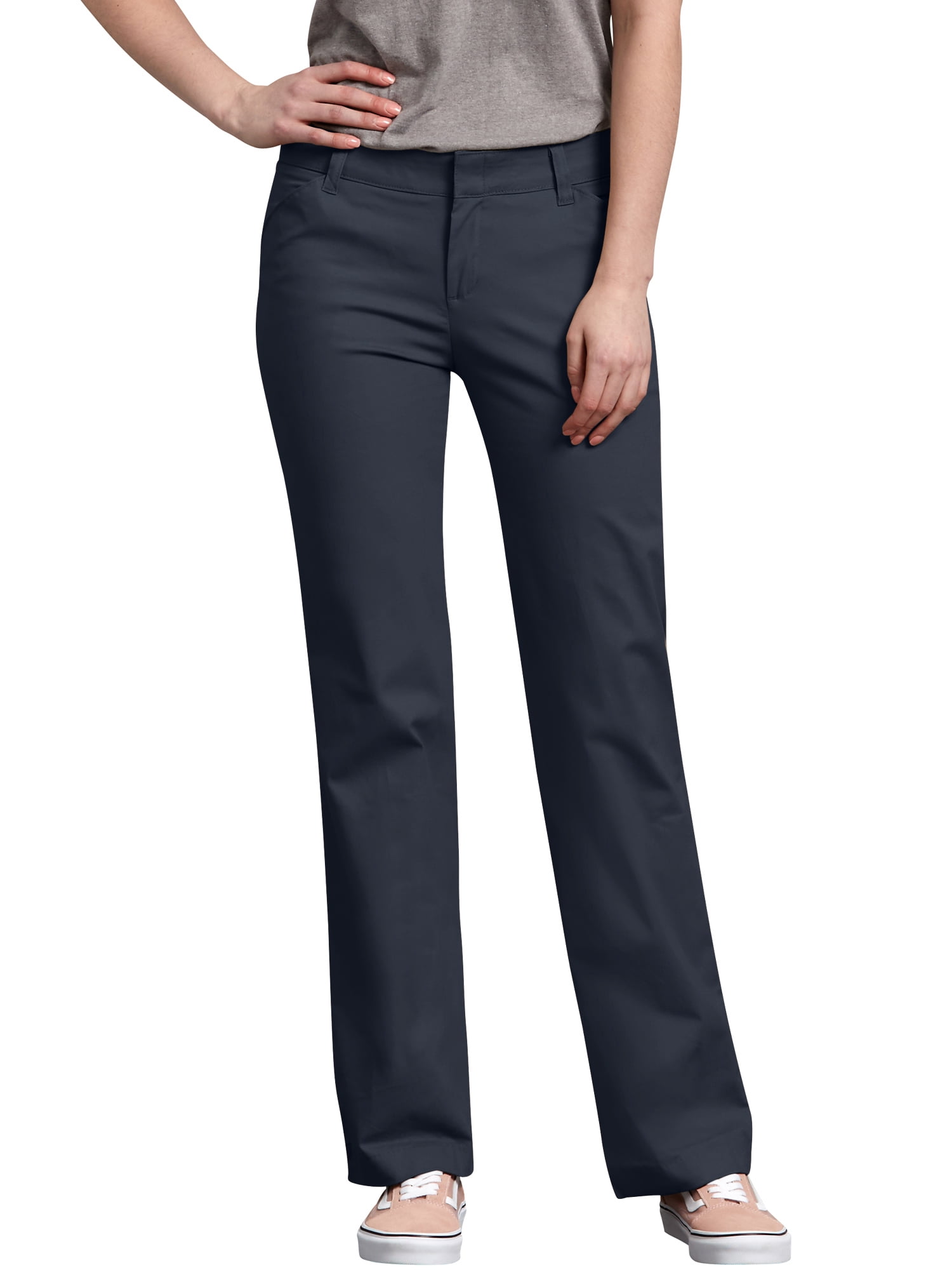 Dickies - Dickies Women's Relaxed Straight Stretch Twill Pant - Walmart.com - Walmart.com