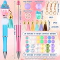thumbnail image 5 of Yokua Beadable Ballpoint Pen, Beads, Swivel Snap Hooks and Tassels, DIY Funny Pen, 5 of 8