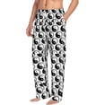 thumbnail image 6 of Logiee Yin Yang Print Pajama Pants for Men,Men’s Pajama Bottoms,Mens PJ Pants with Pockets & Button Fly-3X-Large, 6 of 6