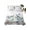 Blue White, variant on King Flat Sheet 105"x98", Sage Green Ocean Soft Lightweight Bedding Flat Sheets Only, Coastal Eucalyptus Starfish Shell Brushed Microfiber Top Bed Sheet, Breathable StainResistant Bedsheets