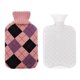 thumbnail image 1 of Botella de agua caliente de goma de 2l con cubierta para aliviar el dolor, paquete de bolsa caliente para calambres menstruales, 1 of 5