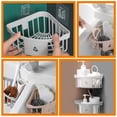 thumbnail image 4 of 3pcs Corner Shower Storage Baskets Sink Organizer Bathroom Shelf Storage Organizer, 4 of 6
