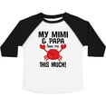thumbnail image 3 of Inktastic Mimi and Papa Love Me Crab Boys or Girls Toddler T-Shirt, 3 of 5