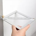 thumbnail image 4 of Protractor For Woodworking Long Miter Measuring Tool Miter Angle Finder Ruler, 4 of 8