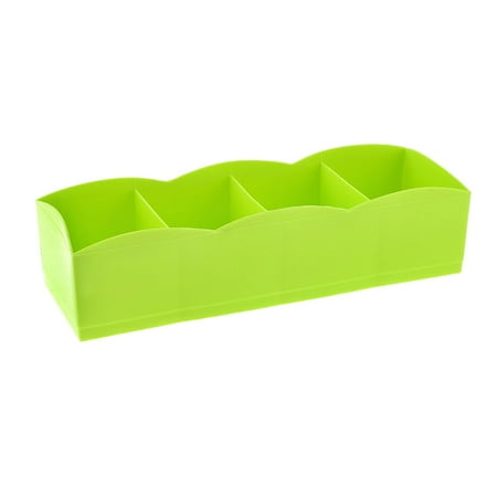 Home 2.6" Height Plastic Hairclip Lipstick Storage Case Organizer Grass Green