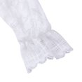 thumbnail image 4 of Txlixc Camisa Femenina, Blusa de Manga Larga con Cuello Simulado Floral de Encaje para Mujer,Blanco, S/M/L/XL Txlixc  Estilo de ocio, 4 of 7