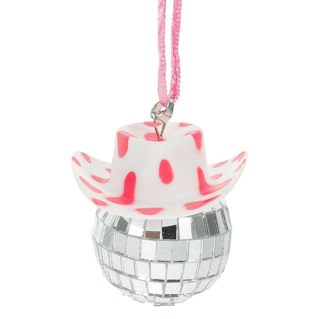 Disco Ball Ornament Car Decoration Car Rearview Mirror Hanging Ornament Car Interior Decor
