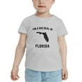 thumbnail image 2 of I'm A Big Deal in Florida Cute Toddler T Shirts for Boys Girls (Gray, Youth M), 2 of 5