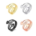 thumbnail image 2 of Adjustable Magnetic Pure Copper Rings for Women, Love Heart Gift( Sliver 2PCS), 2 of 4