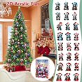 thumbnail image 3 of Christmas Panda Ornament Advent Calendar Blind Box, 24-Piece, Color A, GJ462, 3 of 6