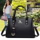 thumbnail image 3 of Bolso grande de cuero suave de moda, bolso de hombro, bolso para mamá de mediana edad, bolso de mano para mujer, 3 of 6
