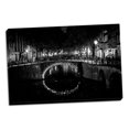 thumbnail image 2 of Gango Home Decor B&W Canal at Night II by Erin Berzel (Ready to Hang); One 36x24in Hand-Stretched Canvas, 2 of 4