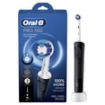 thumbnail image 1 of Oral-B Pro 500 Cepillo de dientes eléctrico con (1) cabezal, recargable, negro, 1 of 5