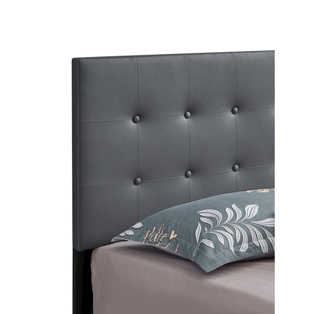 Glory Furniture Caldwell Queen Bed in Dark Grey Color