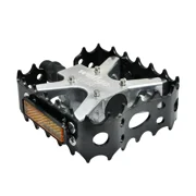 Wellgo Old school BMX MTB Bear Trap 9/16 Bicycle Pedals , Black, WE3030