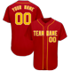 thumbnail image 1 of Camiseta de béisbol personalizada para hombres, mujeres y jóvenes, ropa de calle bordada con nombre, número y logotipo del equipo, estilo Hip Hop, para exteriores, interiores, tamaño grandeMen S&CHINA Gao Jinjia LED, 1 of 2