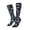 2 Black-1, variant on Women Crew Soft Moisture-wicking Socks Gothic Skull Pattern Design Cotton Socks, One Size fit All