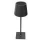 thumbnail image 5 of Lámpara de mesa LED inalámbrica, táctil y de metal, portátil, recargable, 3 temperaturas de color, color negro, 5 of 14