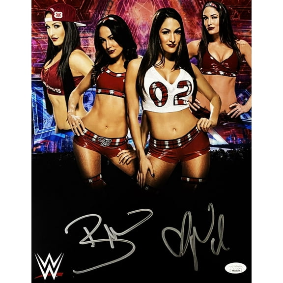 The Bella Twins Brie & Nikki Signed 11x14 Photo JSA Authenticated #9
