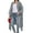 Gris, variante sur Celmia Femmes Batwing Manches Vacances Couvrir jusqu'à Cardigans Minces