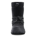 thumbnail image 4 of Black Snow Boots for Women Waterproof Outdoor Hiking Shoes Winter Warm Mid Calf Boots, 4 of 6