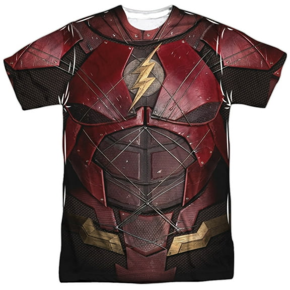 Justice League Movie - Flash Uniform - Short Sleeve Shirt - X-Large