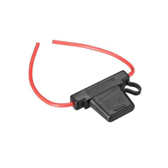Fuse Holder In-line 10 Gauge AWG  Waterproof Fuse Holder Black for MAXI Fuse