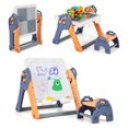 thumbnail image 1 of Costway 6-in-1 Multi-activity Kids Play Table & Chair Set with 102 PCS Compatible Bricks, 1 of 10