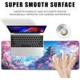thumbnail image 4 of Japanese Cherry Blossom Desk Mat Anime Gaming Mouse Pad Large Desk Pad for Desk Computer Pc Laptop Office Decor, Mouse Keyboard Pad Stitched Edges Non-Slip Rubber Mat Desk Pad, 31.5x11.8 in, 4 of 7