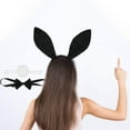 thumbnail image 2 of Disfraz de conejo Colco para fiesta de Halloween Negro, 2 of 4