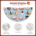 thumbnail image 3 of Sikiie Kawaii Sushi Nativity Christmas Tree Skirt, Jesus Christian Winter Holiday Tree Mat Decoration(30-48IN)36", 3 of 6