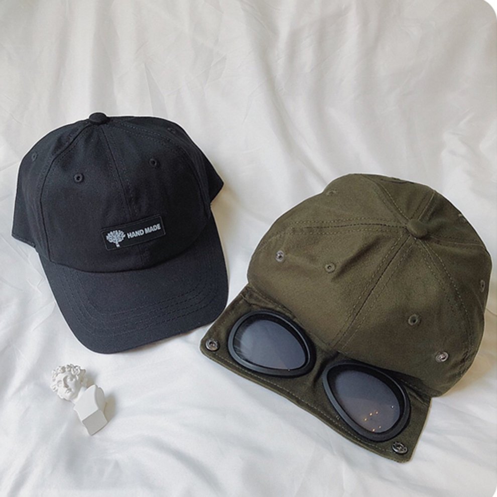 Pilot Glasses Baseball Cap Black 