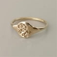 thumbnail image 4 of EGNMCR Rings Fashion Trend Metal Retro Geometric Gold Knuckle Flower Jewelry Gift 5PC rings, 4 of 5