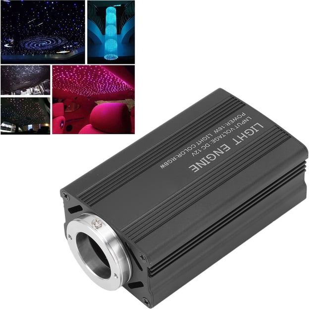 Lámpara de fibra óptica LED RGBW lámpara decorativa de fibra óptica atenuación multiusos de aleación de aluminio para fiesta ANGGREK Otros