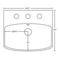thumbnail image 4 of Imaginations Américaines 19.5-po. W Vessel Set Blanc, 4 of 9
