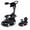 Black, variant on ELLEGNT Licensed Mercedes Benz 3 in 1 Toddler Push Car with Canopy and Sounds 18 to 36 Months, Pink