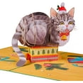 thumbnail image 6 of Meowy Cat Pop Up Christmas Card, 6 of 7