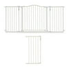 North States Deluxe Decor Baby Pet Metal Gate 38-72 Inches w/ 15 Inch Extension