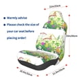 thumbnail image 2 of Lsque Plants and Insects Pattern Car Seat Covers for Front Seats , Waterproof Seat Covers for Cars, Sporty Front Seat Covers,Car Seat Cover Protector Front Seats, 2 of 5