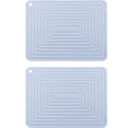 thumbnail image 1 of 2 soportes de silicona para macetas, almohadilla aislante gruesa cuadrada, color azul claro Adepaton CPB-DE-LYY1747-7, 1 of 5