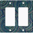 thumbnail image 6 of Metal Light Switch Plate Cover Colorful Safari African Tribal Art Pattern SFR022, 6 of 13