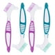 thumbnail image 1 of 4 Uds. Cepillo para dentaduras postizas, cepillo de dientes de doble cara, cerdas multicapa, cepillos de dientes duros para dentaduras postizas, cepillo de limpieza para el cuidado de las dentaduras p, 1 of 5