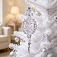 thumbnail image 5 of Christmas Decoration Crystal Ornaments,Hanging Acrylic Christmas Icicle Drop Crystal Shaped Ornaments for Christmas Tree Winter New Year Fireplace Party Holiday Decoration, 5 of 7